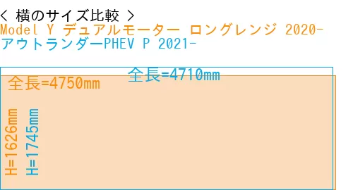 #Model Y デュアルモーター ロングレンジ 2020- + アウトランダーPHEV P 2021-